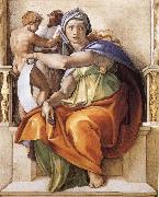 Michelangelo Buonarroti Delphic Sybyl Spain oil painting artist